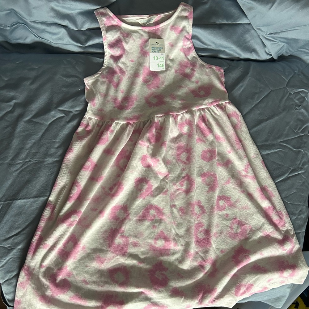 Primark Pink and White Halter Sundress